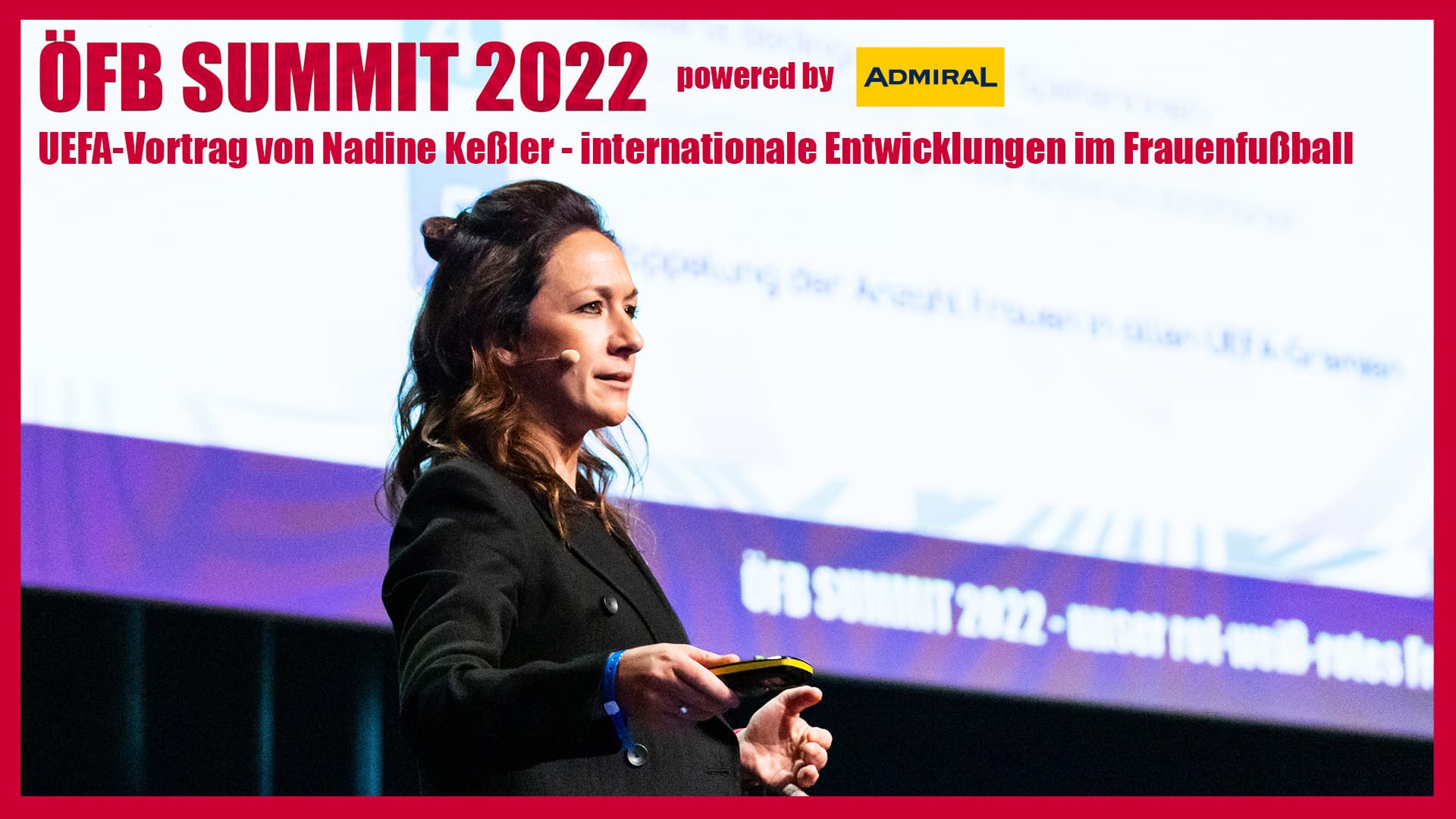 UEFA-Vortrag von Nadine Keßler - internationale Entwicklungen im Frauenfußball