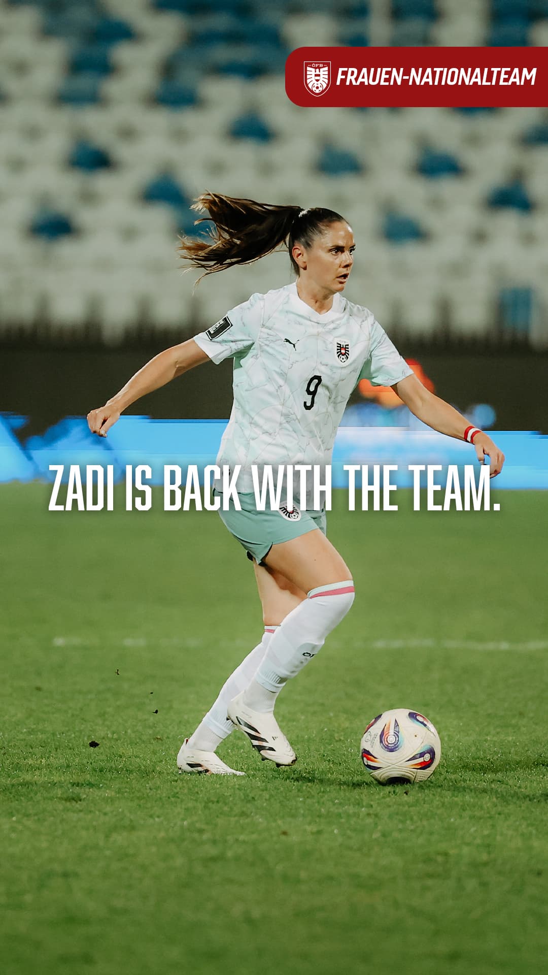 Zadi is back with the team. 🤩