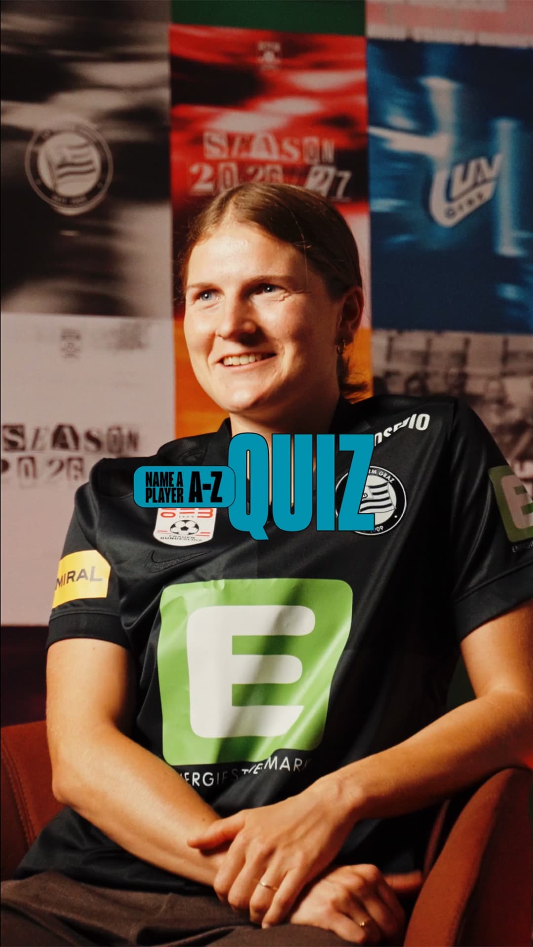 Sophie Maierhofer wird bei unserer Challenge "Name A Player from A-Z in 60 Seconds" herausgefordert. 👀