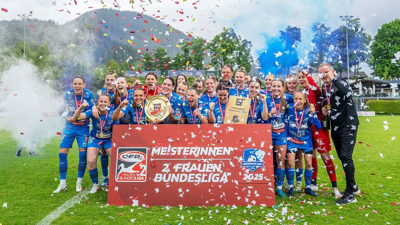 SpG Südburgenland / TSV Hartberg sind Meisterinnen der 2. Frauen Bundesliga