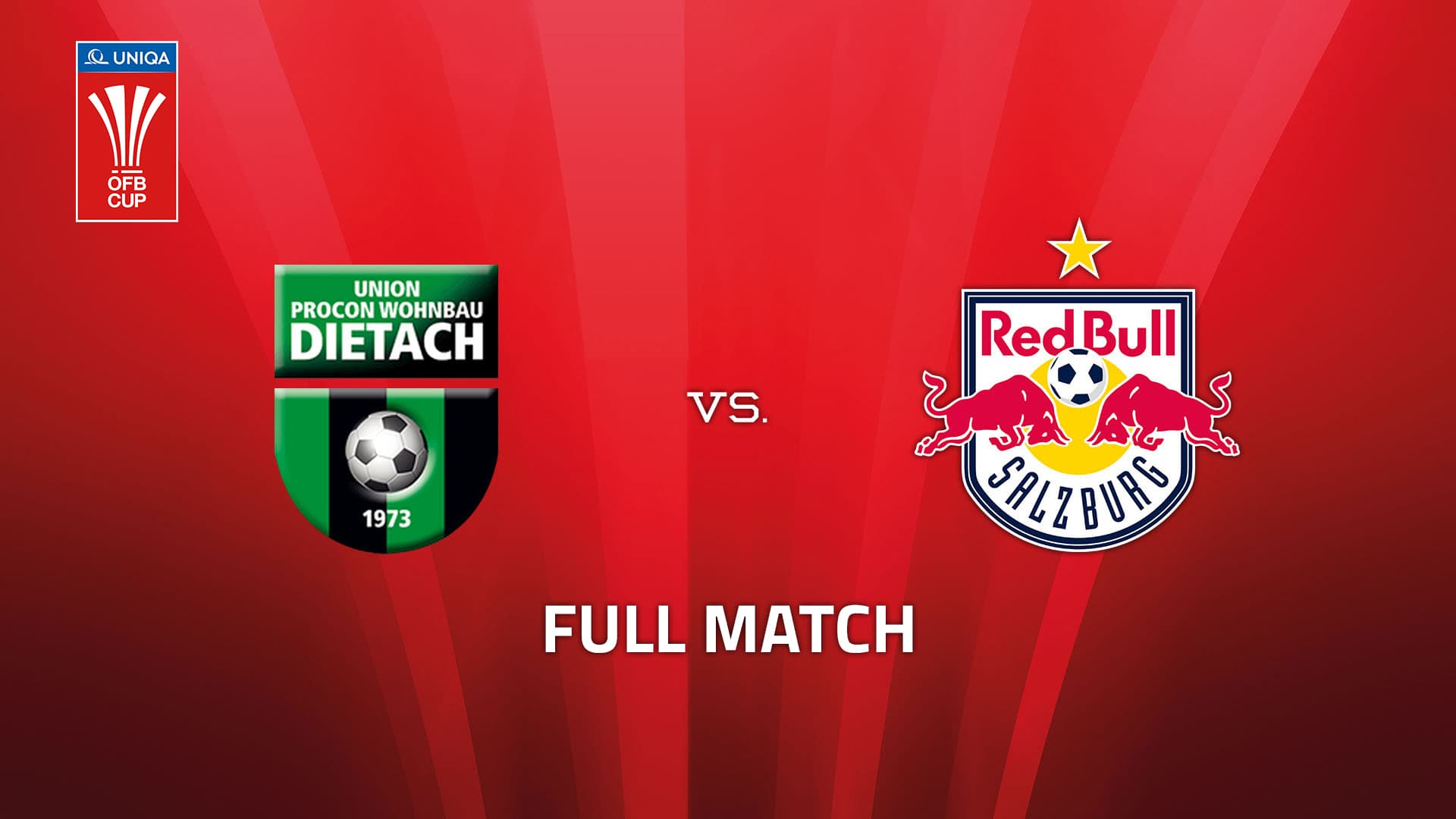 Union Procon Dietach - FC Red Bull Salzburg