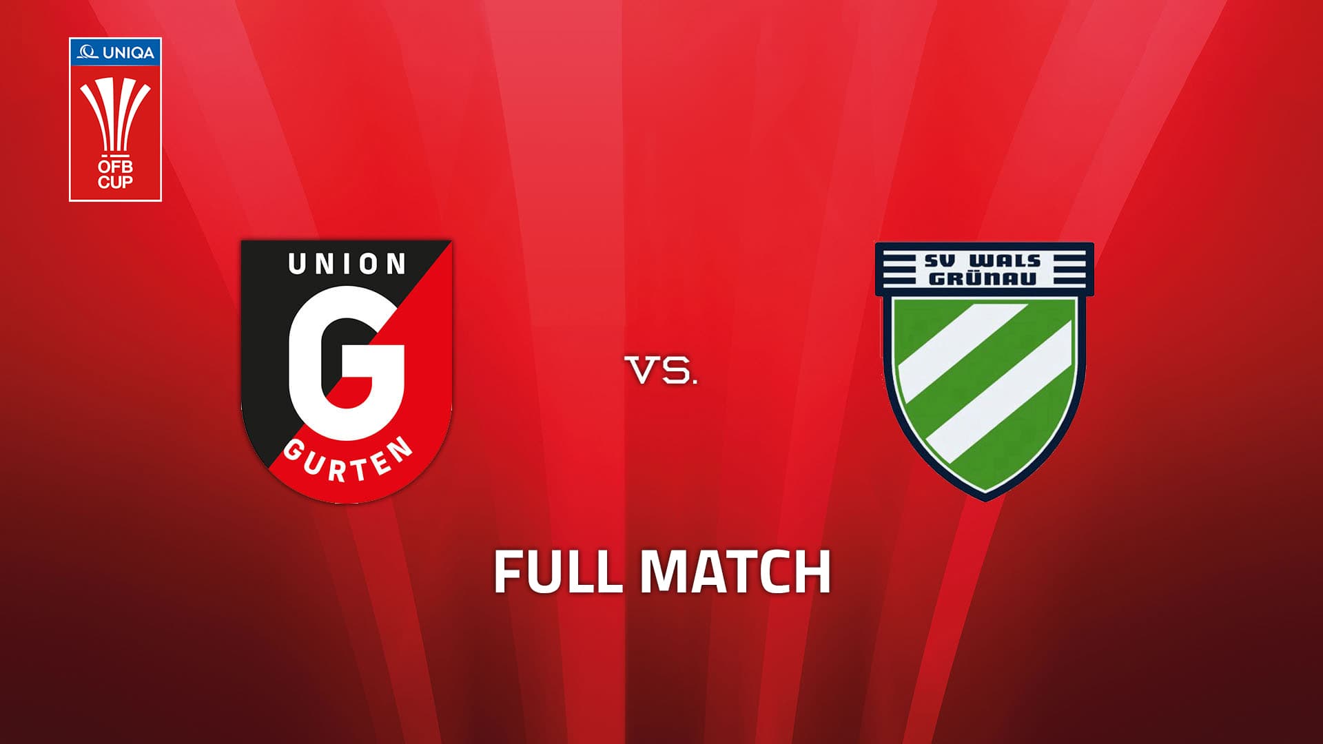 Union Raiffeisen Gurten - SV Wals-Grünau