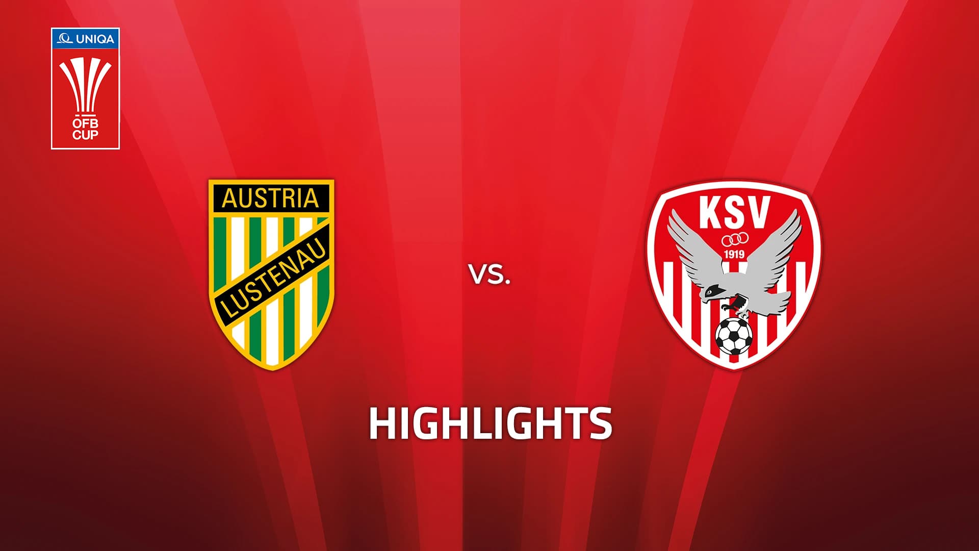 SC Austria Lustenau - KSV 1919