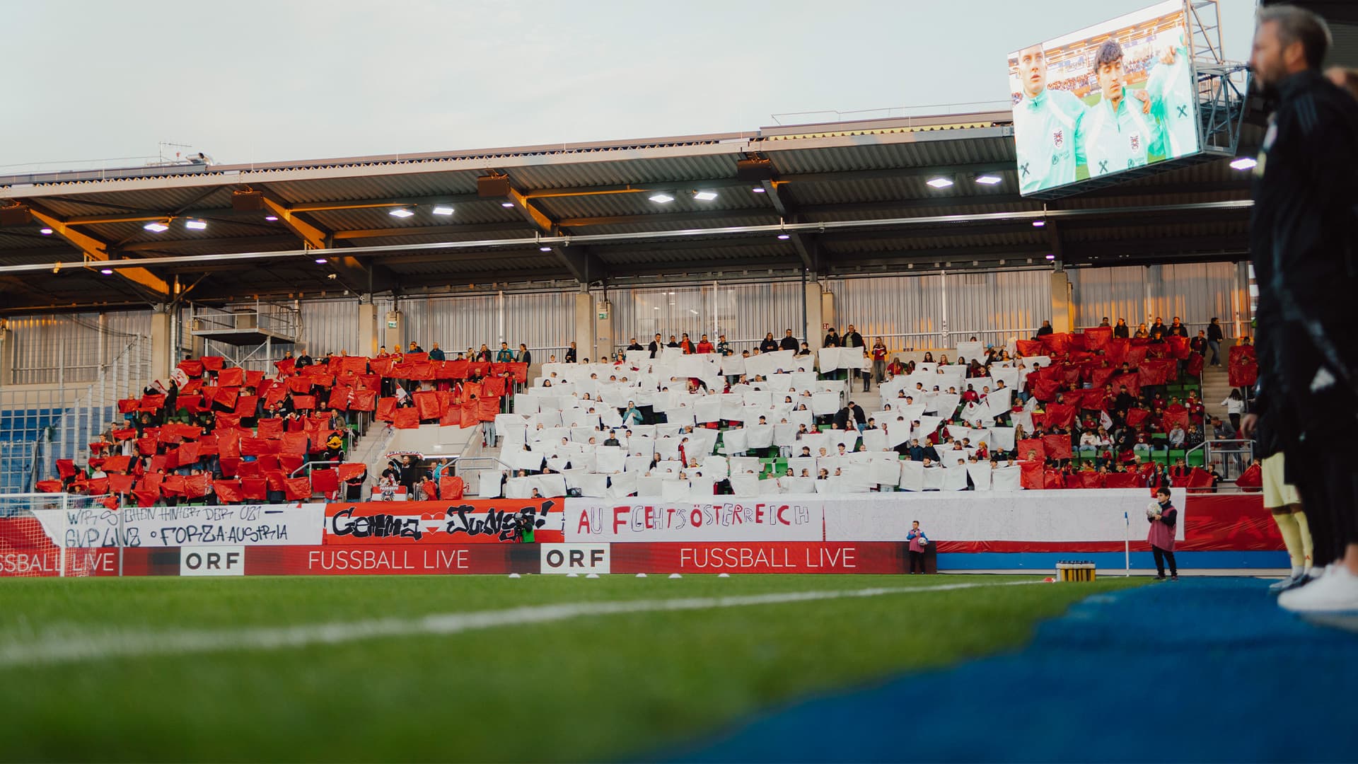 Tolle Unterstützung für das U21-Team in Linz