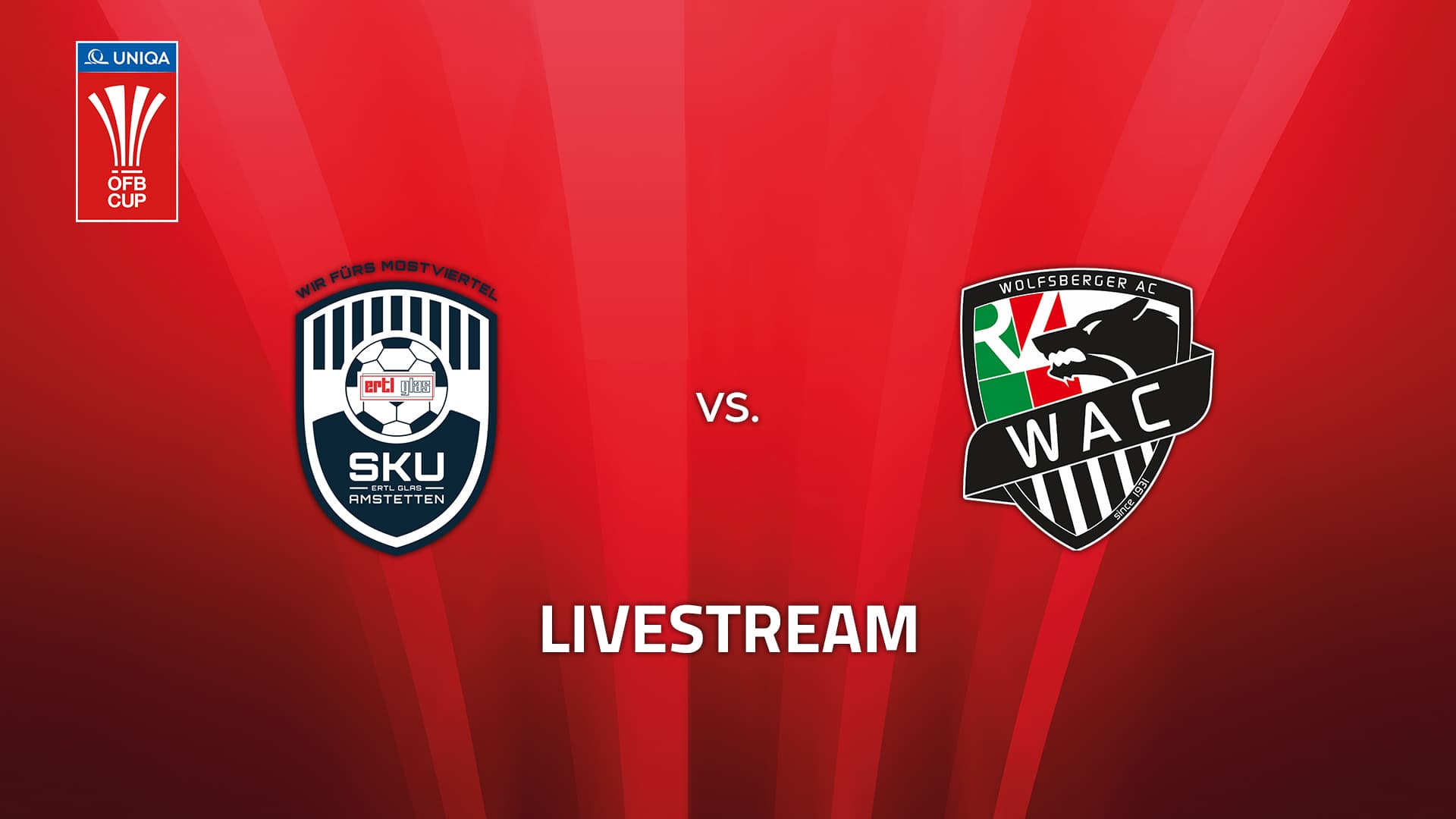 Livestream: SKU Ertl Glas Amstetten - RZ Pellets WAC